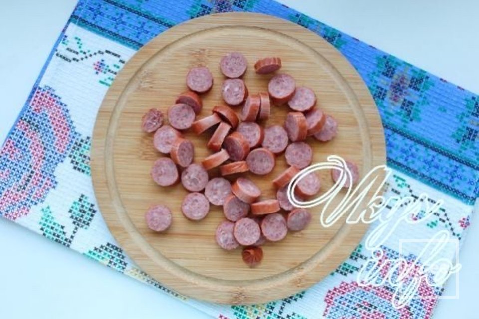 Гороховый суп с охотничьими колбасками 🍲 - Шаг 8
