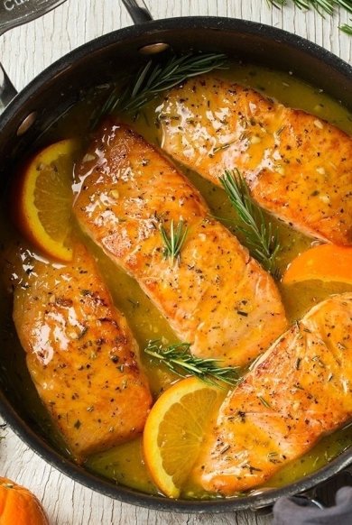 Лосось в апельсиновом соусе с розмарином 🐠 - Шаг 2