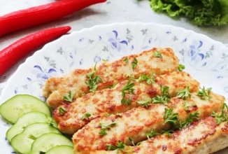 Куриные колбаски на сковороде 👍🏼