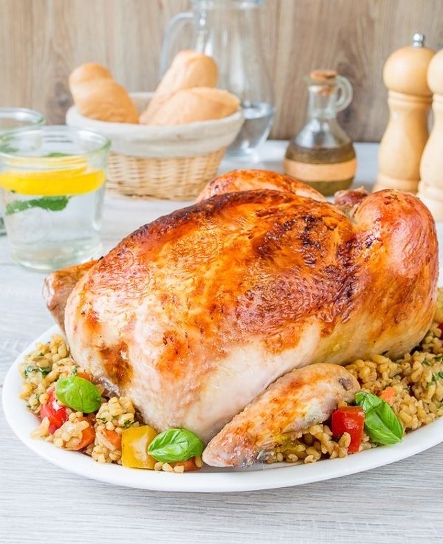 Курица с чесноком в белом вине 🍗