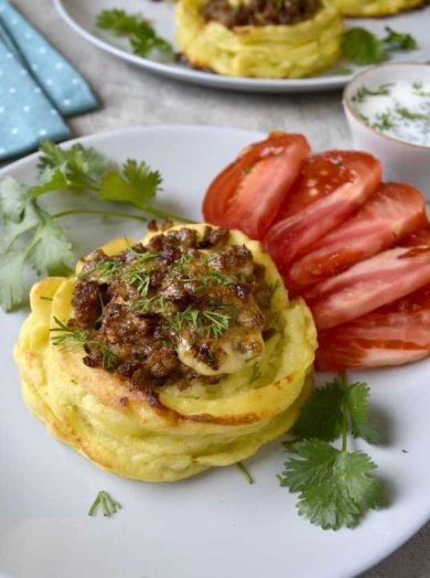 Картофельные гнезда с фаршем👍🏼 - Шаг 15