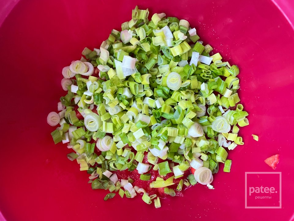 Треска под соусом из сметаны, овощей и пармезана. - Шаг 3