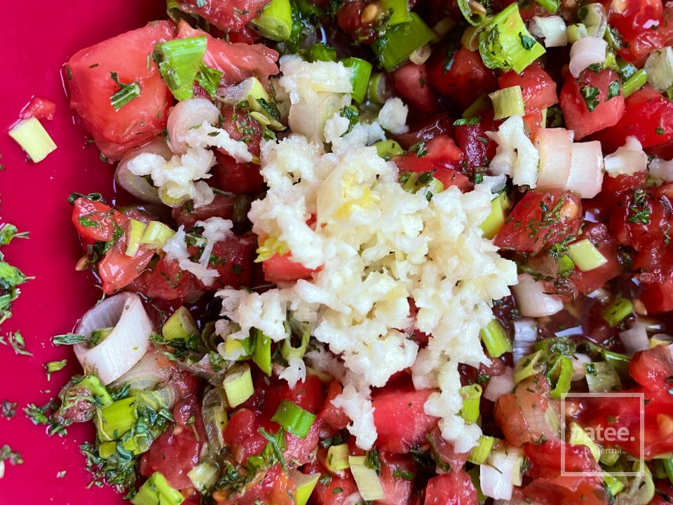 Треска под соусом из сметаны, овощей и пармезана. - Шаг 4