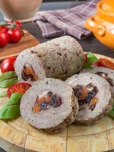 Индюшиный рулет с сухофруктами 👍🏼