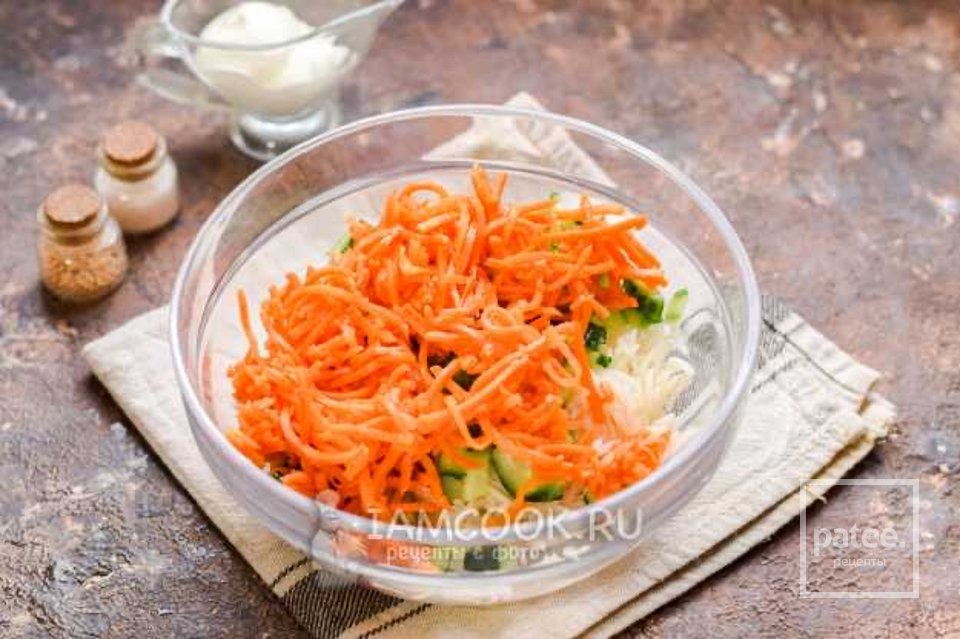 Салат с минтаем и рисом 🥗 - Шаг 4