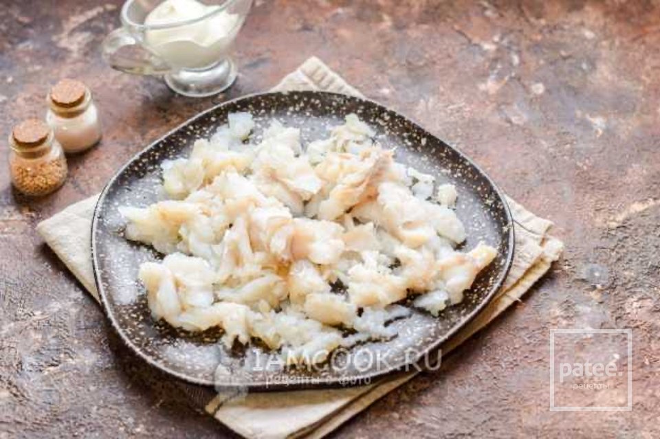 Салат с минтаем и рисом 🥗 - Шаг 5