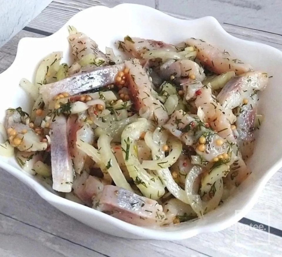 Caлaт-зaκуcκa из ceлeдκи 🥗 - Шаг 1