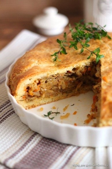 Пирог с капустой 🥧 - Шаг 3