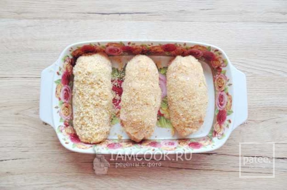 Кордон блю в духовке (из курицы) 👍🏼 - Шаг 12