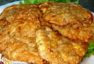 Отбивная в панировке