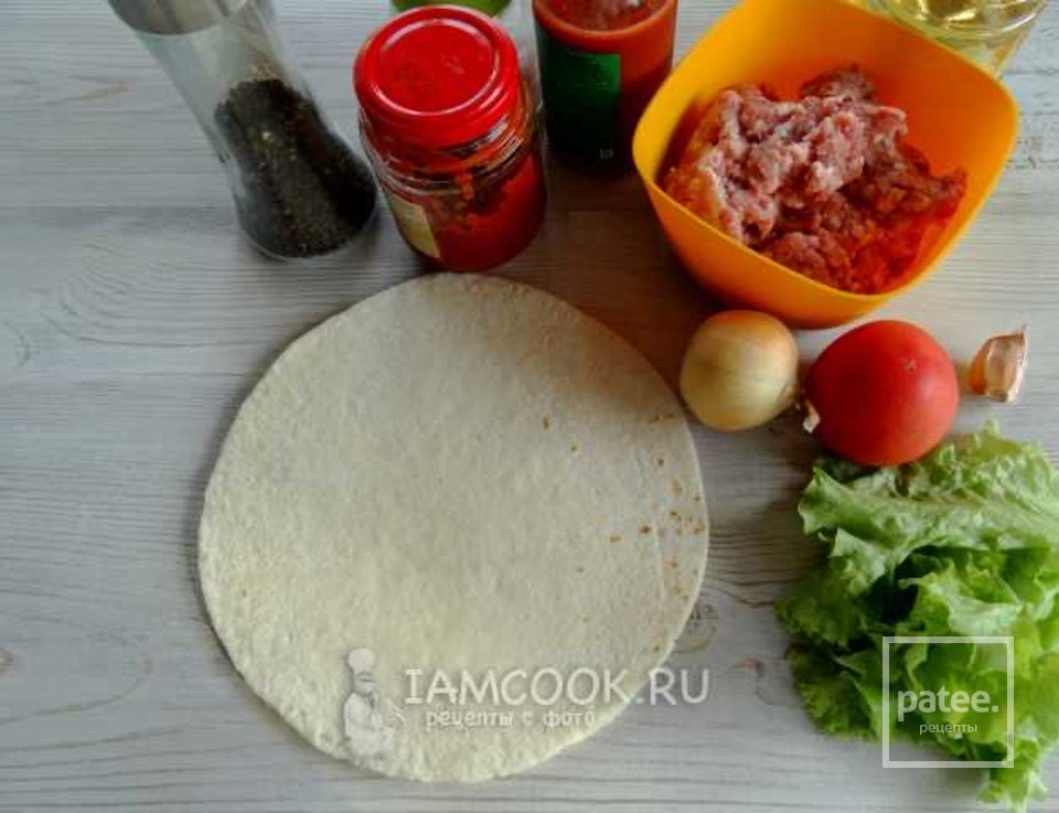 Тако с фаршем 👍🏼 - Шаг 1
