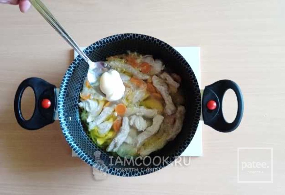 Тушеная свинина с соевым соусом и горчицей 🥩 - Шаг 5