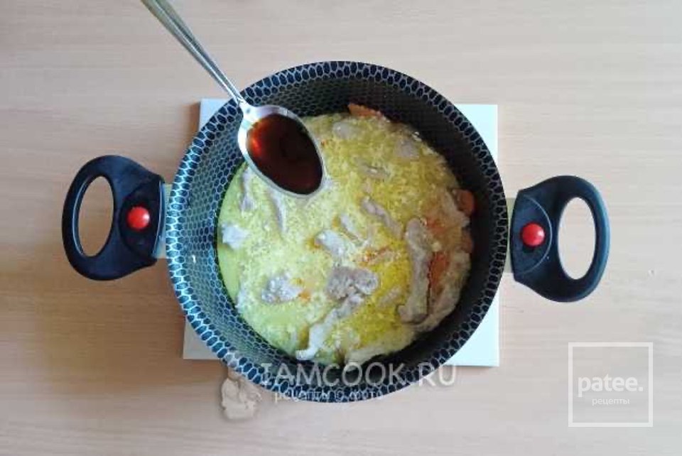 Тушеная свинина с соевым соусом и горчицей 🥩 - Шаг 7
