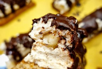 Пирожное с банановым зефиром