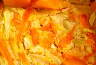 Запеканка с кабачком и яблоком