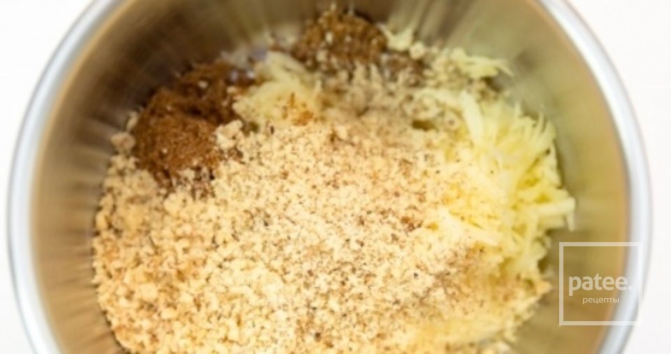 Рулет с яблоком и орехом, постный. - Шаг 2