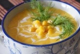 Суп консервированной кукурузой