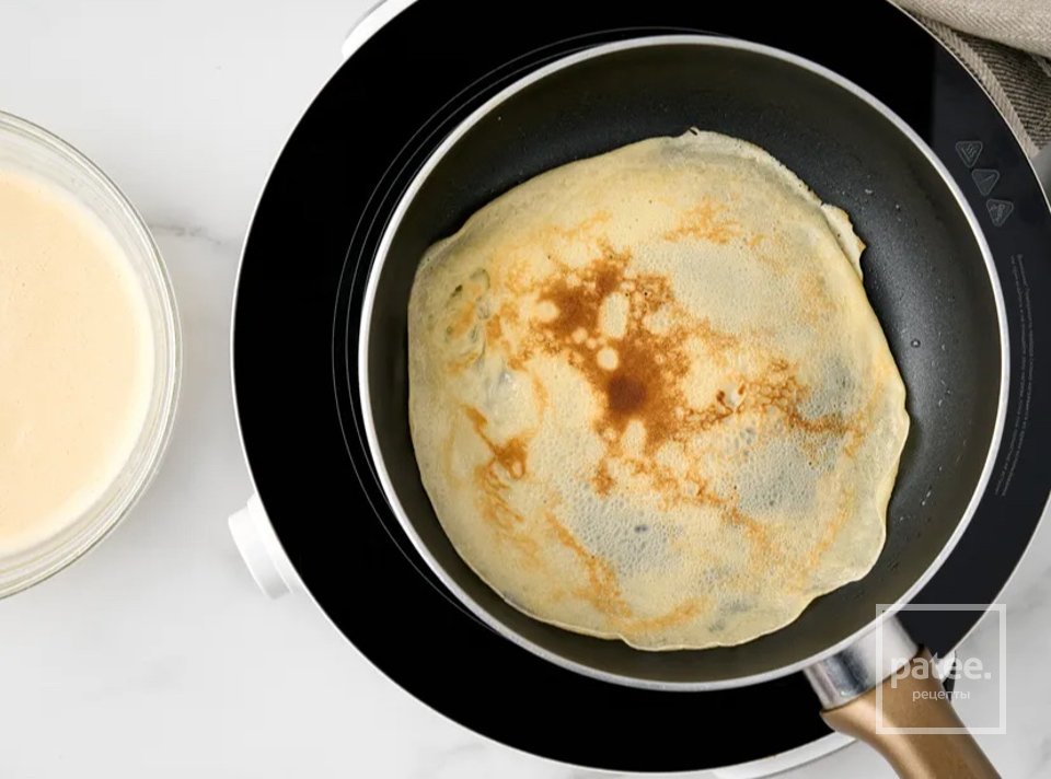 Блины с семгой и сливочным сыром - Шаг 4