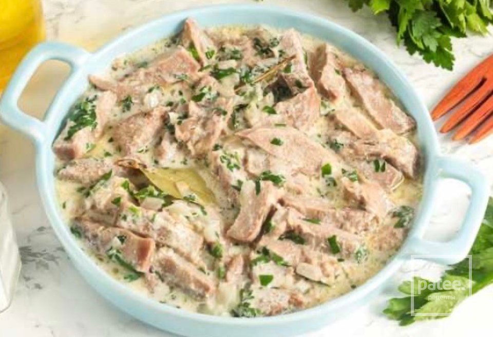 Деликатес из свиного языка. - Шаг 2