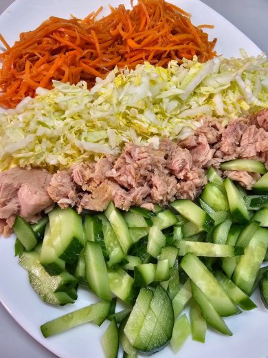 Салат с тунцом - Шаг 1