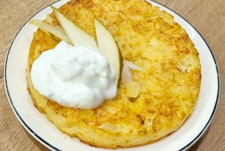 Рисовая запеканка с грушей