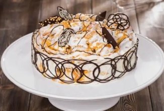 Торт "Дамские пальчики" со сметанным кремом