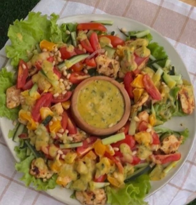 Экзотический с манговым соусом