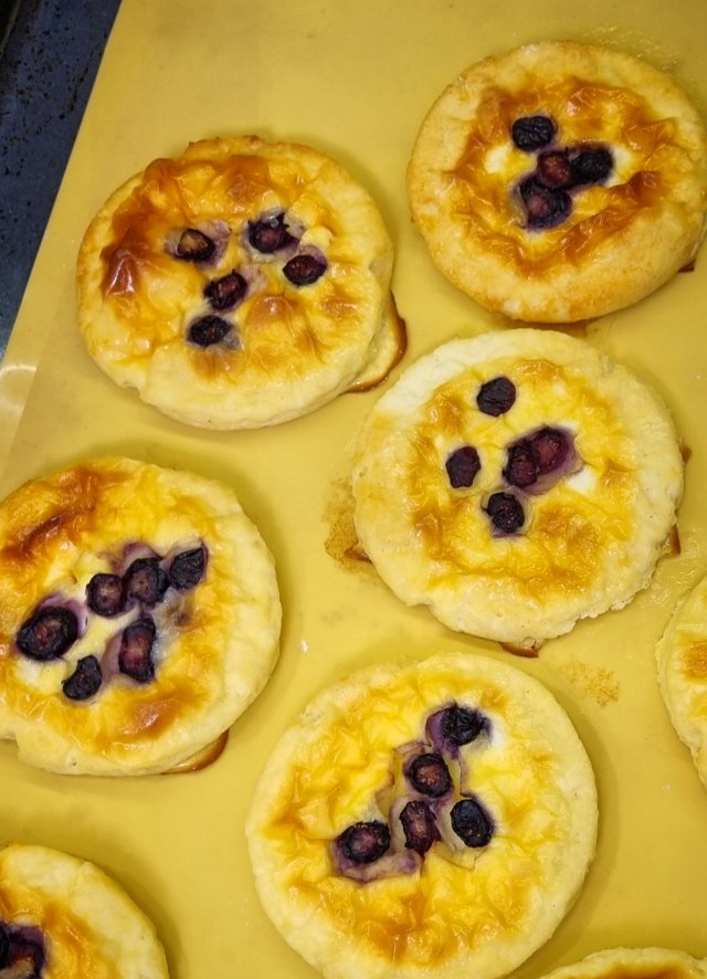 Сырники со сметанной заливкой (в духовке)