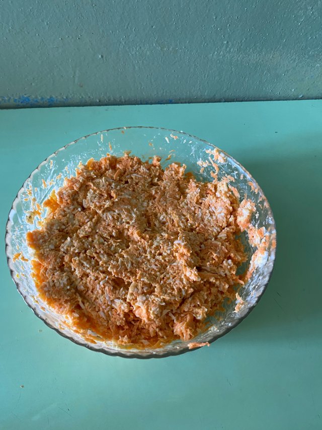 морковный салат с яйцом