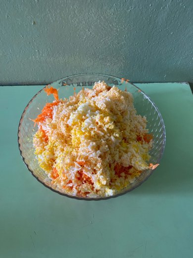 морковный салат с яйцом - Шаг 3