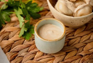 Сметанно-соевый соус к пельменям