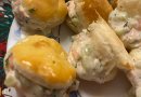 Творожная закуска из слоеного теста