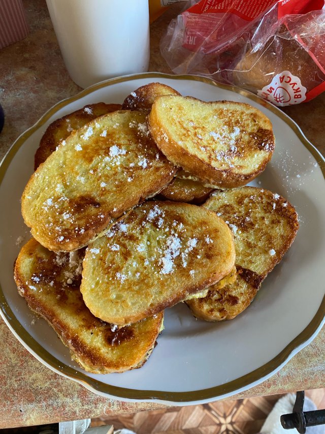 сладкие гренки