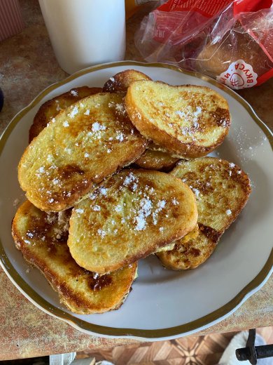 сладкие гренки - Шаг 4