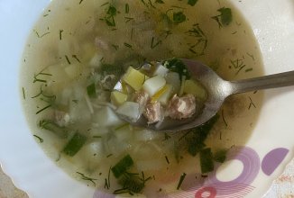 суп с вермишелью