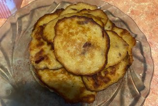 манные оладьи с яблоком