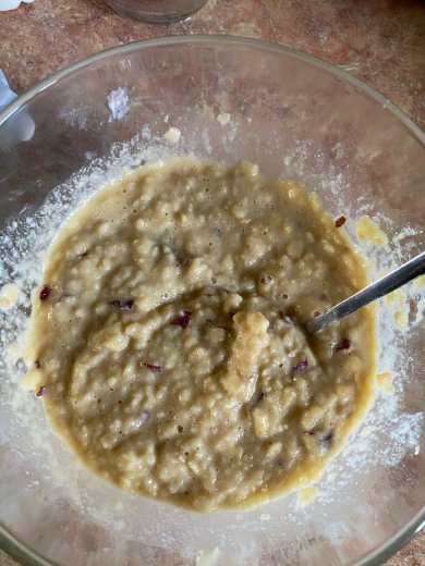 манные оладьи с яблоком - Шаг 4