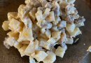 тушеная картошка с мясом в сметане