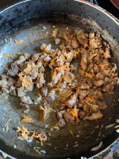 тушеная картошка с мясом в сметане - Шаг 5