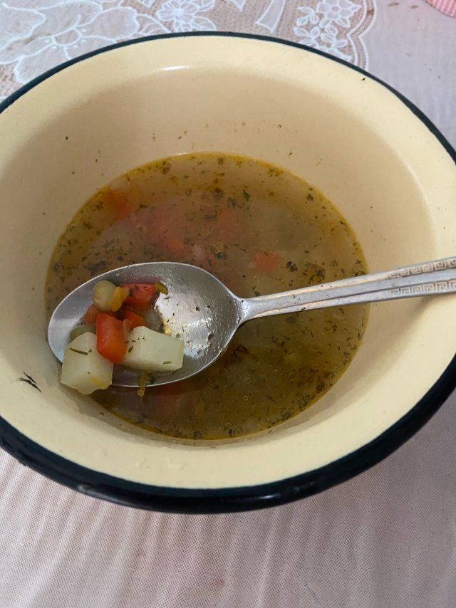 легкий овощной суп