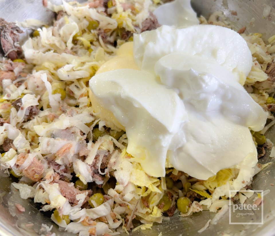 САЛАТ С ТУНЦОМ - Шаг 3