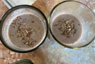 банановый пудинг с какао