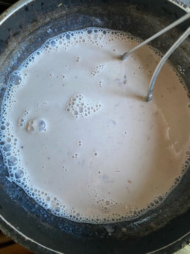 банановый пудинг с какао - Шаг 4