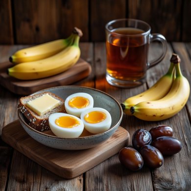 Варёные яйца всмятку + любой доп. перекус. - Шаг 4