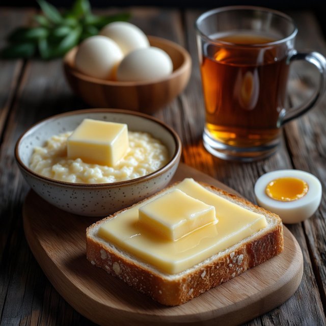 Сладкая манная каша.