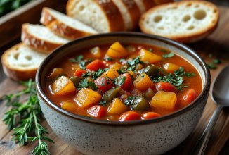 Овощное красное рагу.