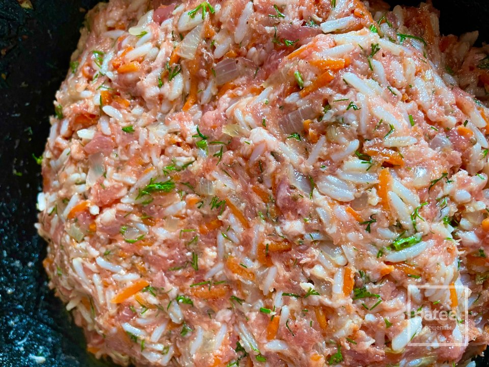 Фаршированные кабачка. - Шаг 1