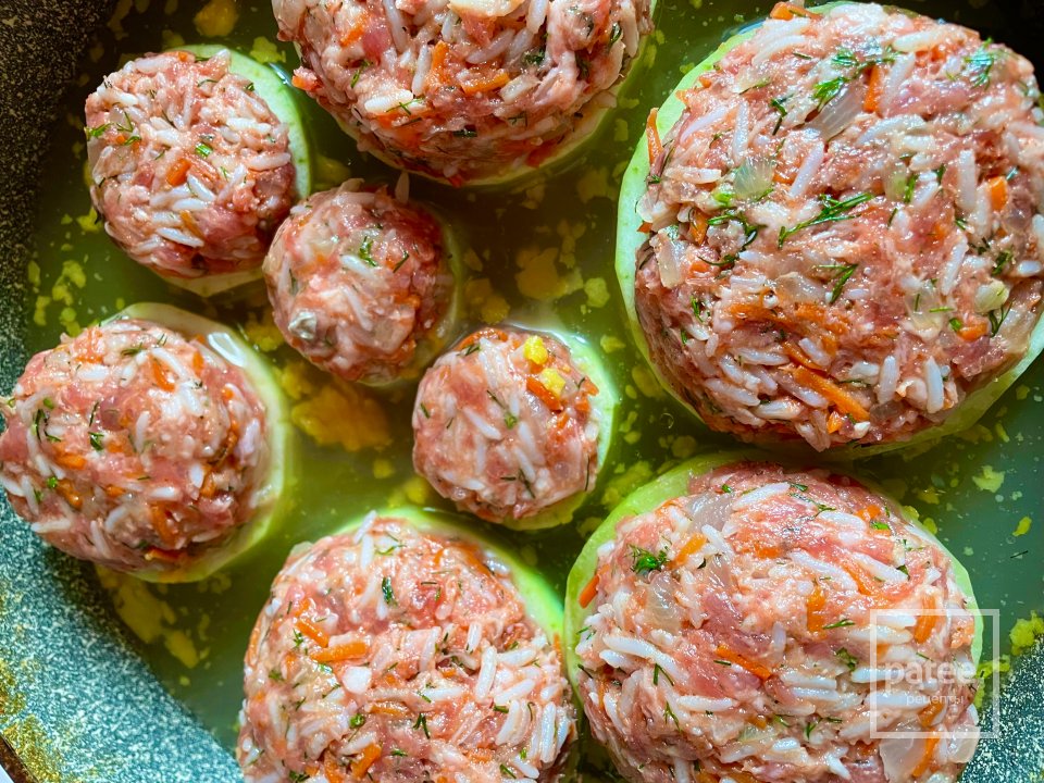 Фаршированные кабачка. - Шаг 3