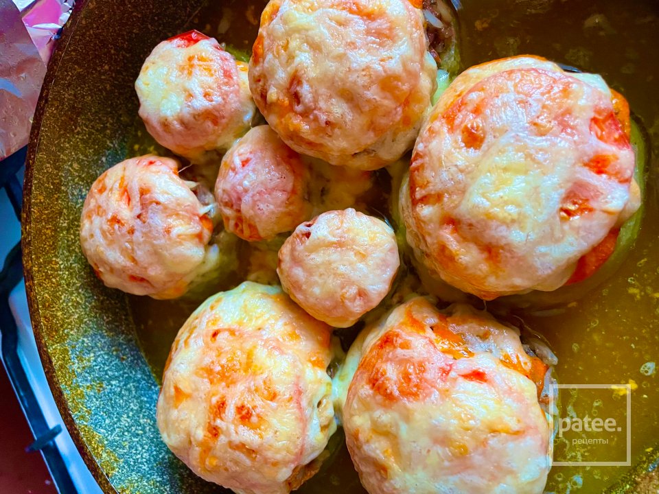 Фаршированные кабачка. - Шаг 7