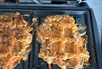 Морковные вафли